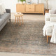 Nourison Home Luxurious LRS03 Ivory Blue Rug