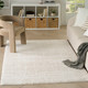 Nourison Home Modern Shag MMD04 Ivory Beige Rug