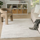 Nourison Home Modern Shag MMD05 Ivory Grey Rug