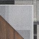 Nourison Home Nordic NRC09 Grey Black Rug