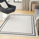 Nourison Home Nourison Essentials NRE02 Ivory Black Rug
