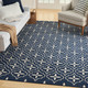 Nourison Home Nourison Essentials NRE04 Navy Ivory Rug