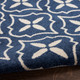Nourison Home Nourison Essentials NRE04 Navy Ivory Rug