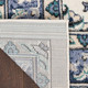 Nourison Home Nourison Essentials NRE05 Ivory Blue Rug