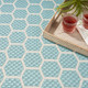 Nourison Home Twist Reversible TWS01 Aqua Rug