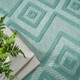 Nourison Home Versatile NRV01 Aqua Teal Rug