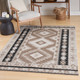 Nourison Home Washable Decor WSD06 Beige Black Rug
