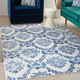 Nourison Home Whimsicle WHS01 Ivory Navy Rug