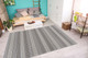 Couristan Cape 9864 5038 Torrent Sky Blue Grey Rug