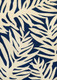 Couristan Covington 3990 0980 Palms Navy Rug