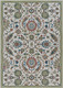 Couristan Dolce 5583 7439 Flora Vines Beige Multi Rug
