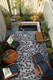 Couristan Dolce 7512 0845 Summer Ivy Ivory Slate Blue Rug