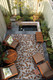 Couristan Dolce 7512 1345 Summer Ivy Ivory Terracotta Rug