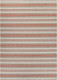 Couristan Monaco 6041 3151 Marbella Coral Ivory Pewter Rug