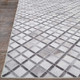 Couristan Prairie 2885 3007 Retro Lattice Grey Ivory Rug