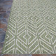 Couristan Recife 1318 4412 Cabana Tile Sage Leaf Ivory Rug