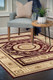 United Weavers Contours 510 23734 Camryn Burgundy Rug