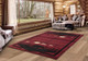 United Weavers Cottage 2055 41234 Treetops Burgundy Rug