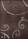 United Weavers Dallas 851 10951 Bangles Chocolate Rug