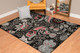 United Weavers Dallas 851 11070 Bandanna Black Rug