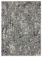 United Weavers Eternity 4535 10277 Mizar Charcoal Rug