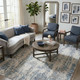 LR Home Allure 82464 Gray Blue Rug