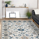 LR Home Babylon 81791 Tan Blue Rug