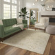 LR Home Dreamscape 82437 Tea Green Beige Rug