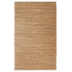 LR Home Natural Fiber 03302 Tan Gold Brown Rug
