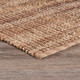 LR Home Natural Fiber 03305 Natural Jute Rust Rug