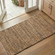 LR Home Natural Fiber 03336 Tan Gray Rug