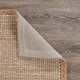 LR Home Natural Fiber 03385 Tan Off-White Rug