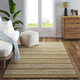 LR Home Natural Fiber 82490 Spa Blue Natural Rug