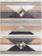 LR Home Nimroz 81984 Tan Black Blue Gray White Rug