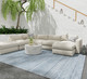 Feizy Limerick T8022 Blue Gray Area Rug