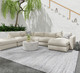 Feizy Limerick T8022 Gray White Area Rug