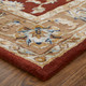 Feizy Prescott 8937F Red Tan Ivory Area Rug