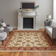 Feizy Wagner 8944F Tan Gold Red Area Rug