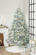 Momeni Furry Tree Skirt FTS-1 White Rug