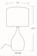 Surya Hinton HIN-002 Accent Table Lamp