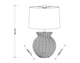 Surya Pubil PBL-003 Accent Table Lamp