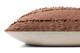 Loloi PLL0191 Rustic Brown Pillow