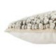 Jaipur Living Kaz AGO06 Handmade Solid Light Gray And Ivory Pillow