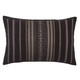 Jaipur Living Dzukou NGW30 Handmade Tribal Black And Taupe Lumbar Pillow