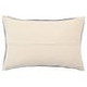 Jaipur Living Dzukou NGW30 Handmade Tribal Black And Taupe Lumbar Pillow