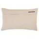 Jaipur Living Rawlings NOU14 Handmade Trellis Brown And White Lumbar Pillow