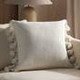 Jaipur Living Traveon CLE01 Handmade Solid White Pillow