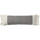 Jaipur Living Morgen CLE02 Striped White Lumbar Pillow
