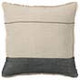 Jaipur Living Morrigan TAN17 Handmade Striped Gray Pillow