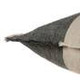 Jaipur Living Morrigan TAN17 Handmade Striped Gray Pillow
